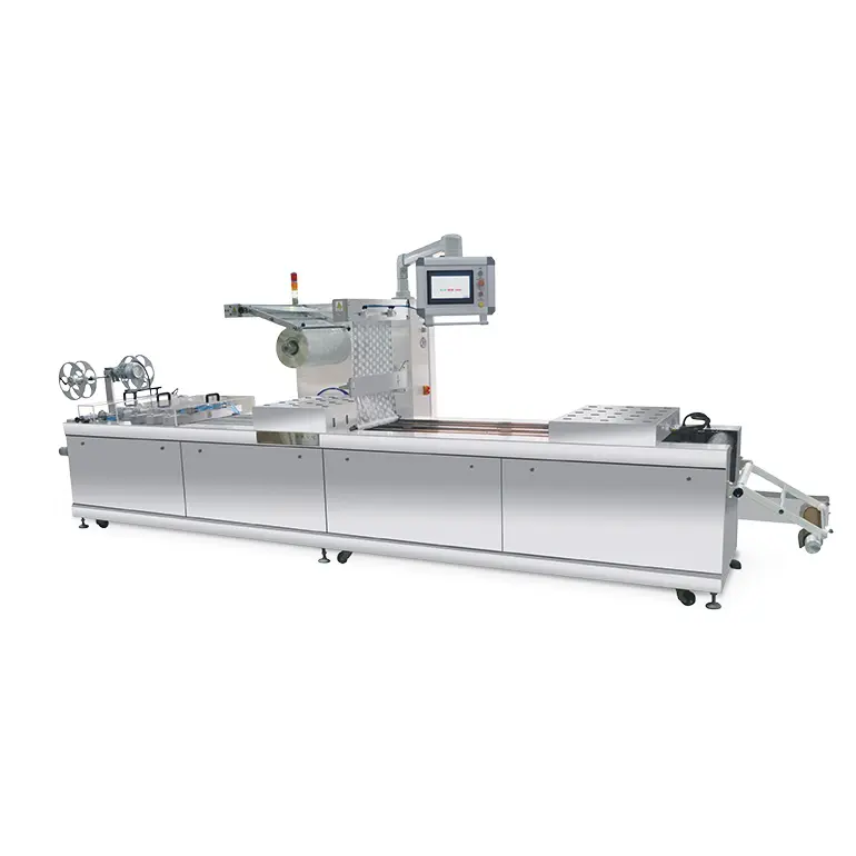 Mesin Pembungkusan Vakum Thermoforming Automatik
